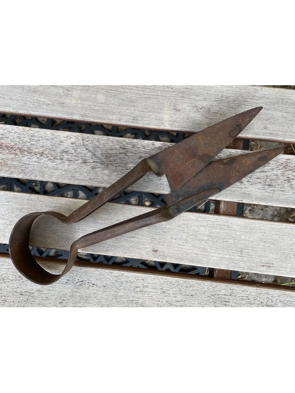 Vintage Antique Sheep Shears Primitive Farmhouse Decor Rustic Rusty Art Tool
